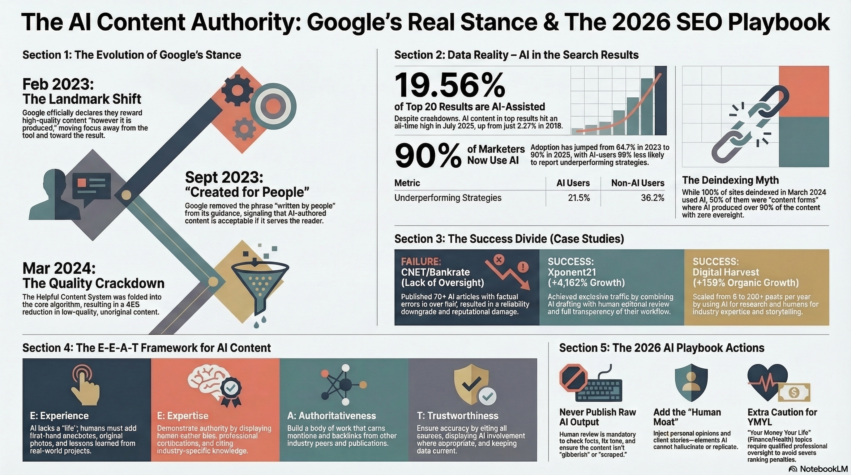 AI Content Google Ranking — Policy Timeline & Data Overview