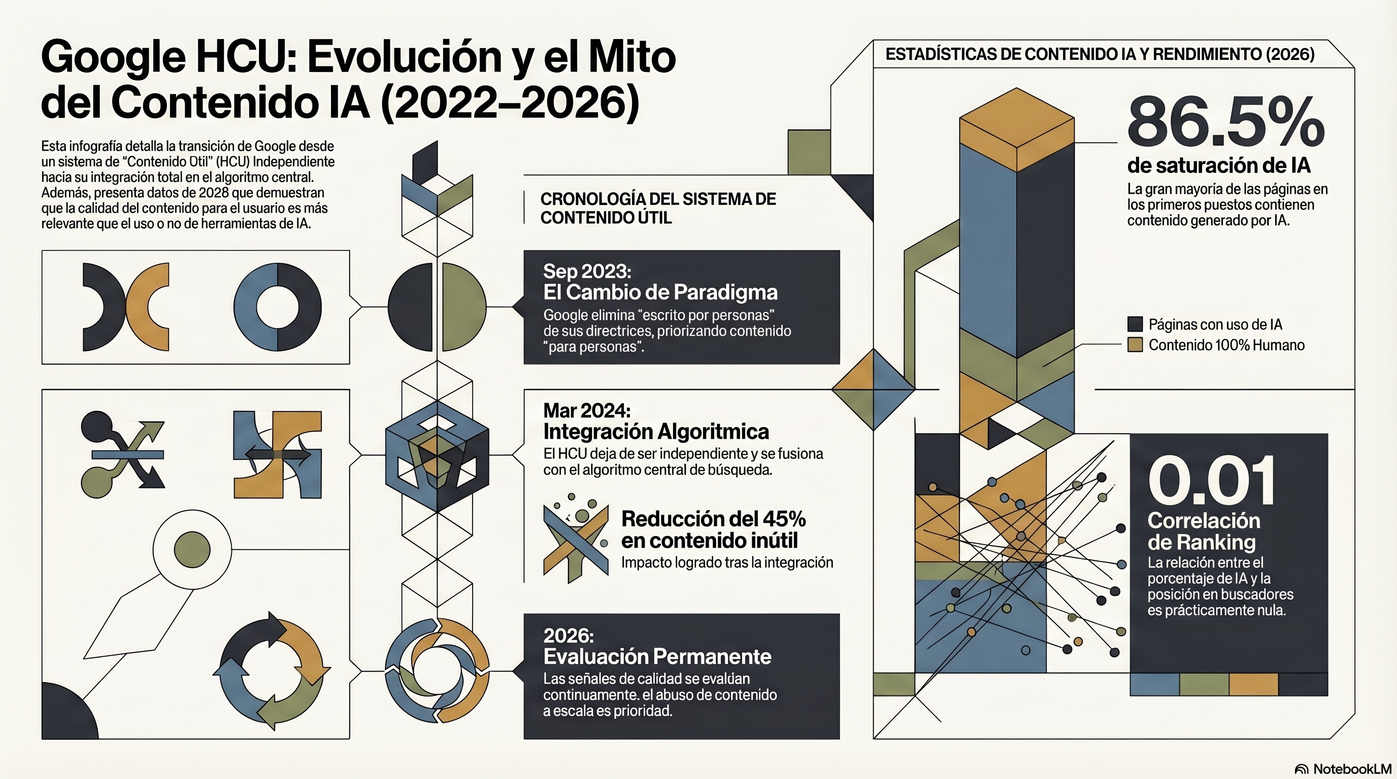 Actualización de Contenido Útil de Google — Infografía General