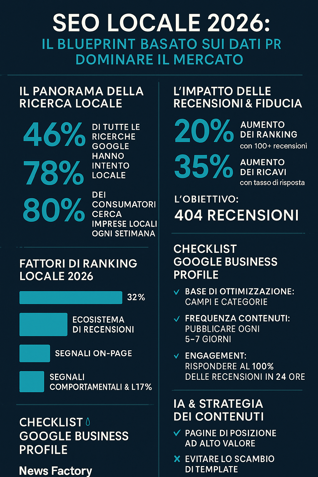 SEO Locale + Contenuti IA — Statistiche e Strategie Chiave