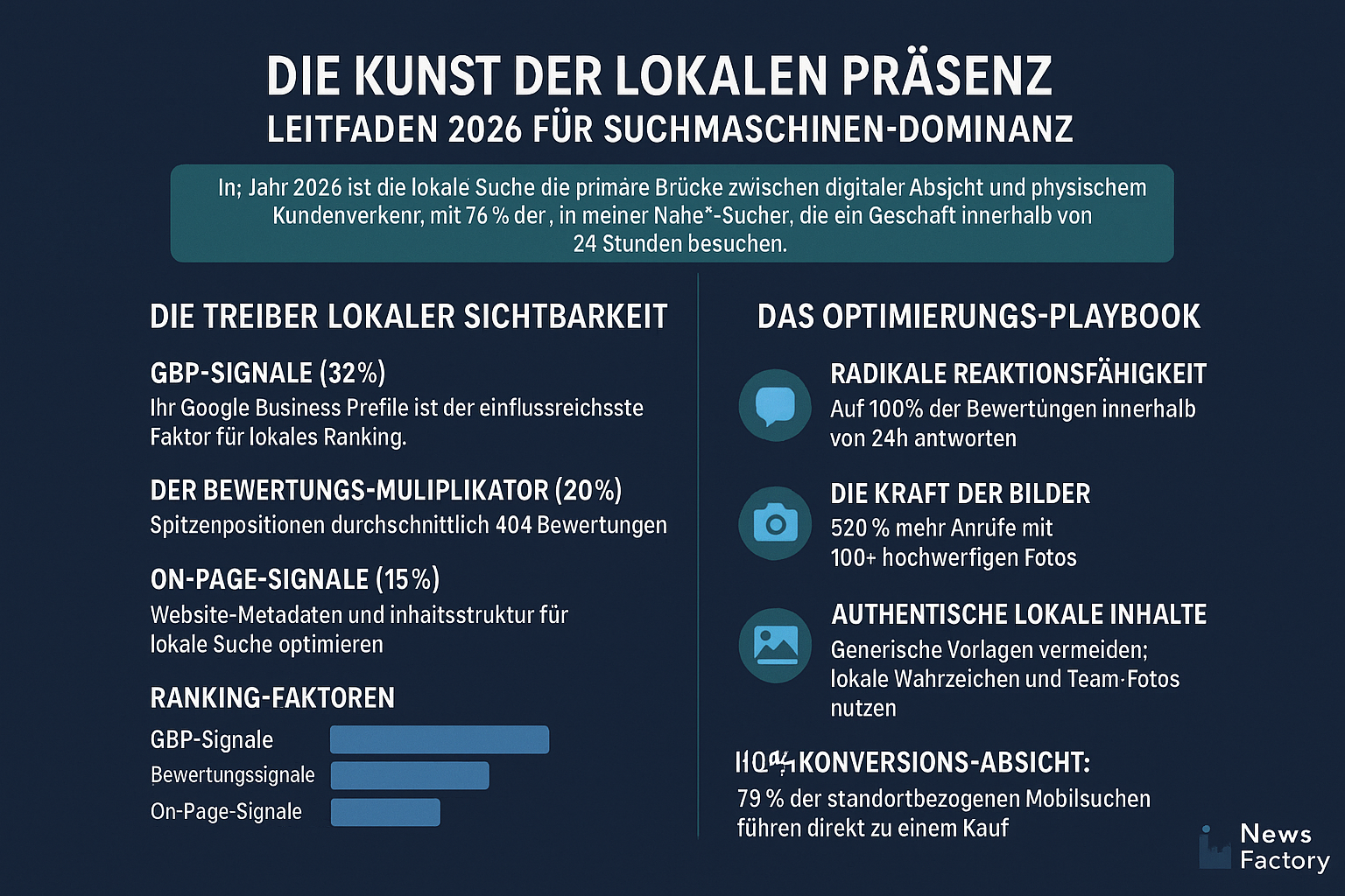 Lokales SEO — Bewertungsmanagement und Linkaufbau