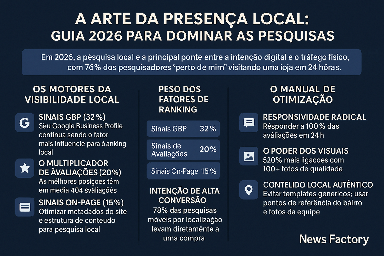 SEO Local — Gestão de Avaliações e Link Building