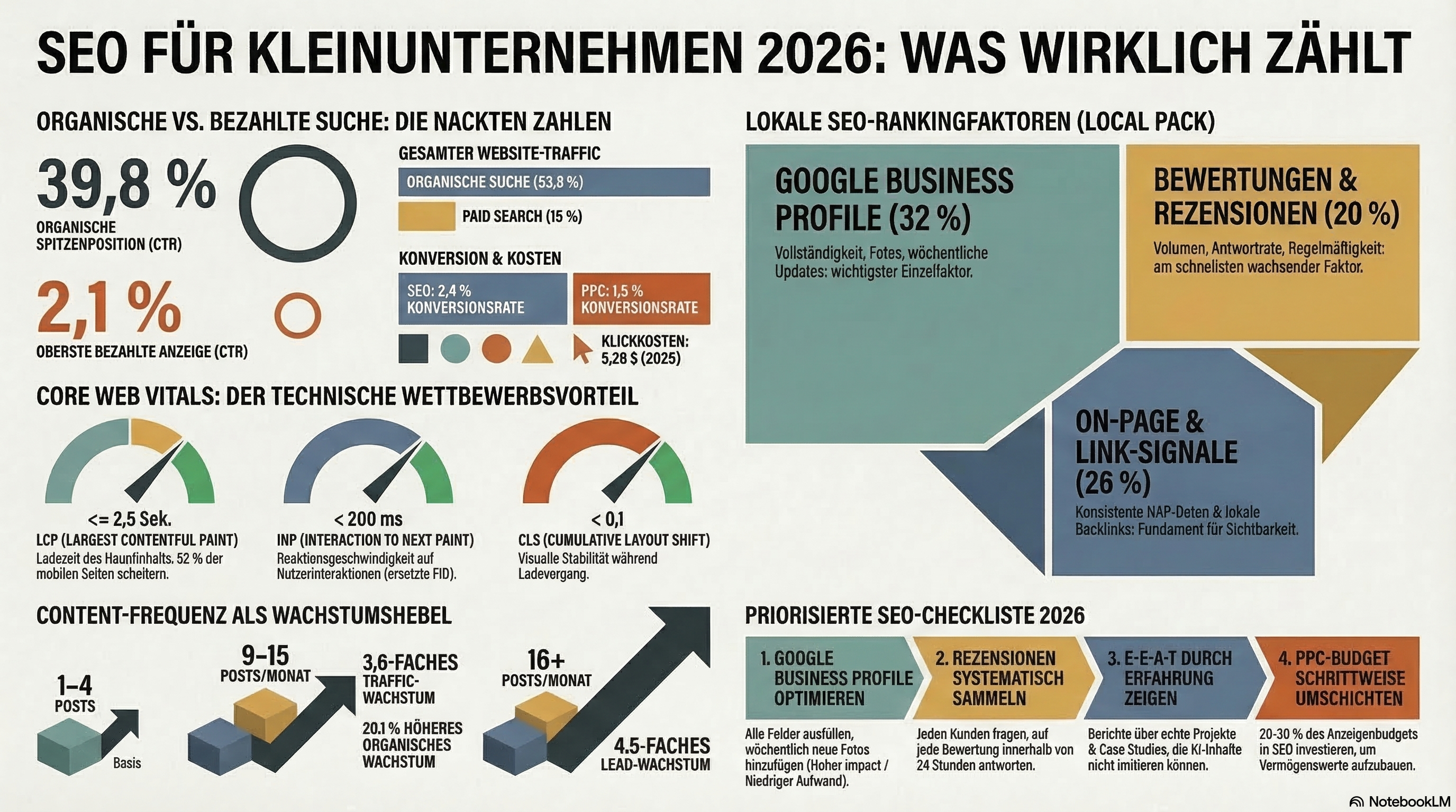Small Business SEO 2026 Infographic