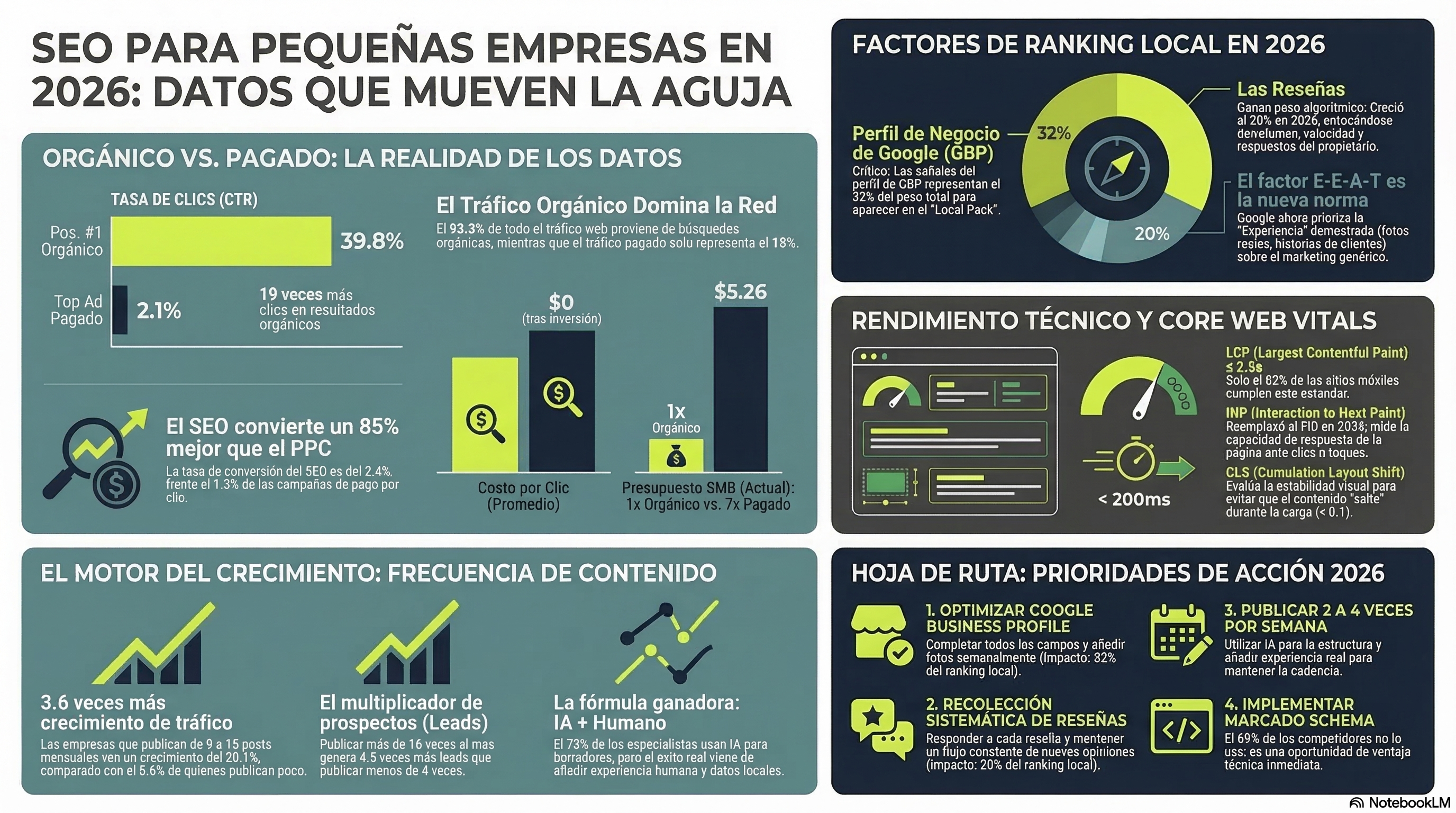 Small Business SEO 2026 Infographic