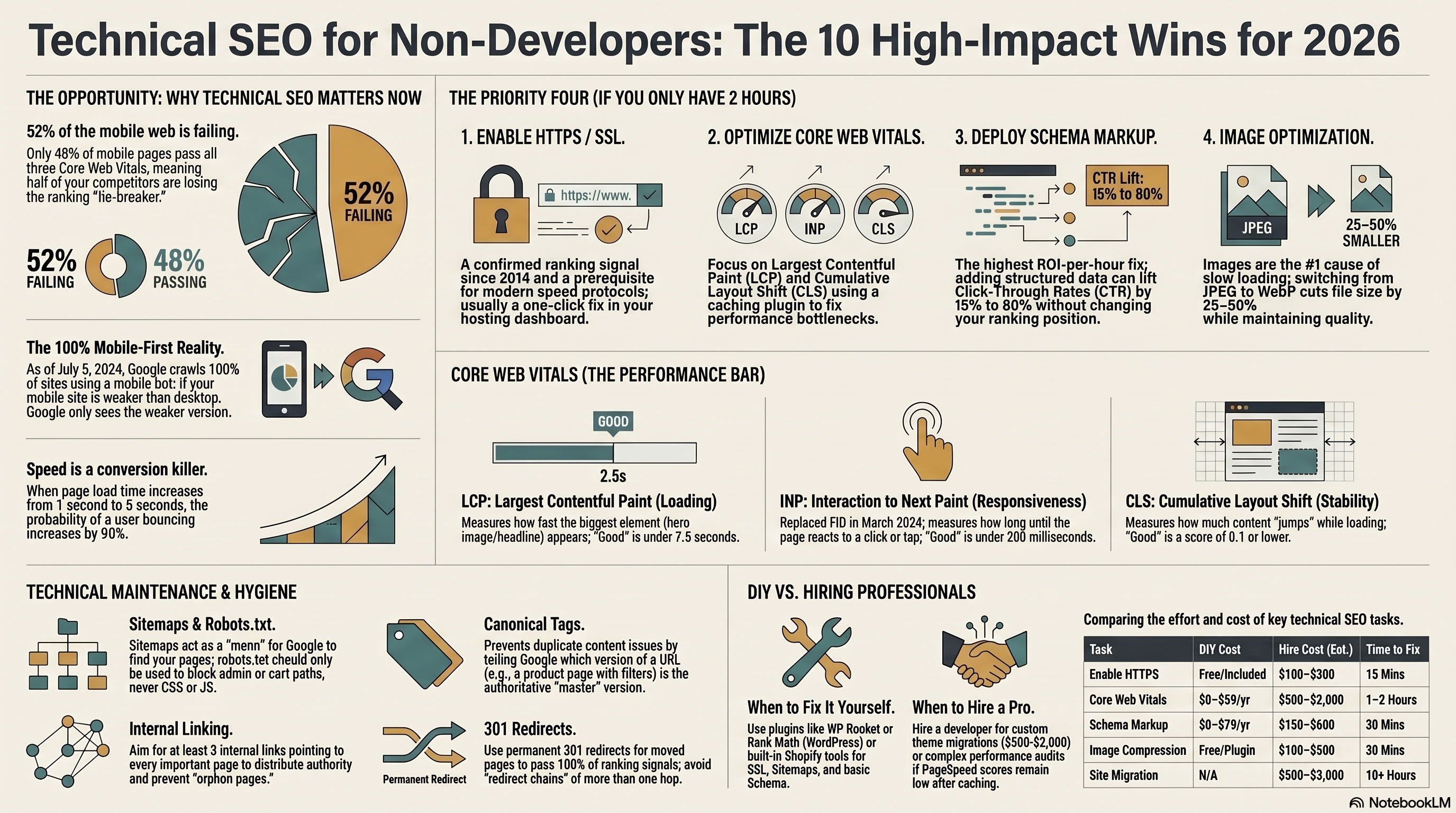 Technical SEO — Core Web Vitals and Mobile-First Fundamentals