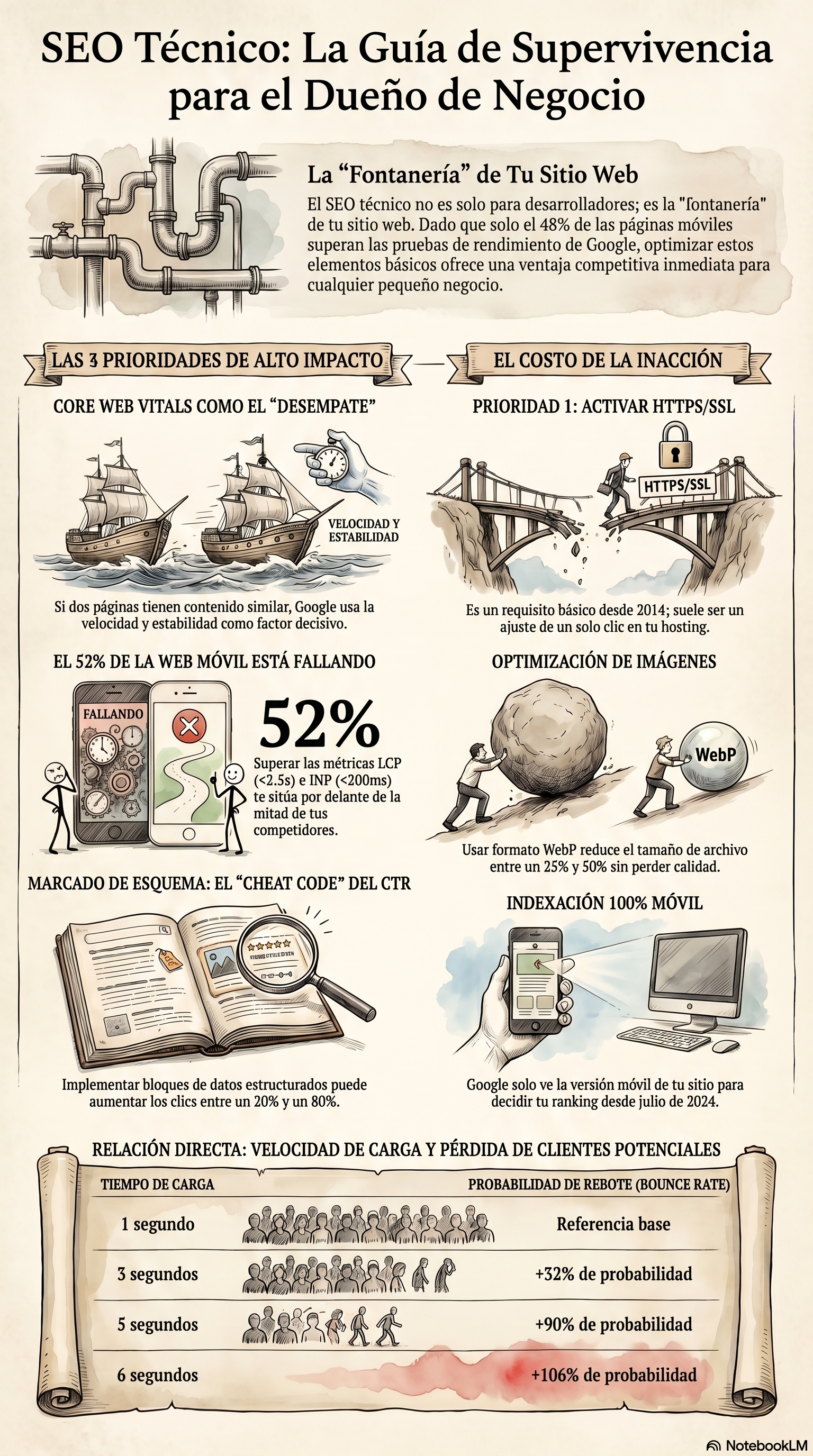 SEO Técnico — Core Web Vitals y fundamentos mobile-first
