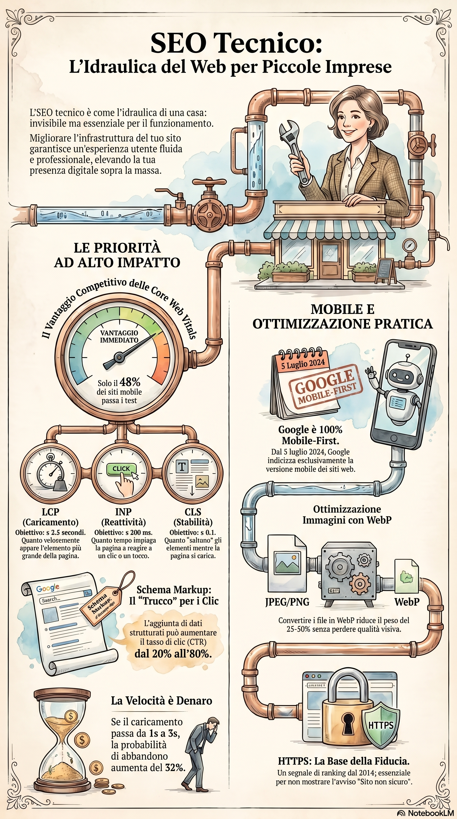 SEO Tecnico — Core Web Vitals e fondamentali mobile-first