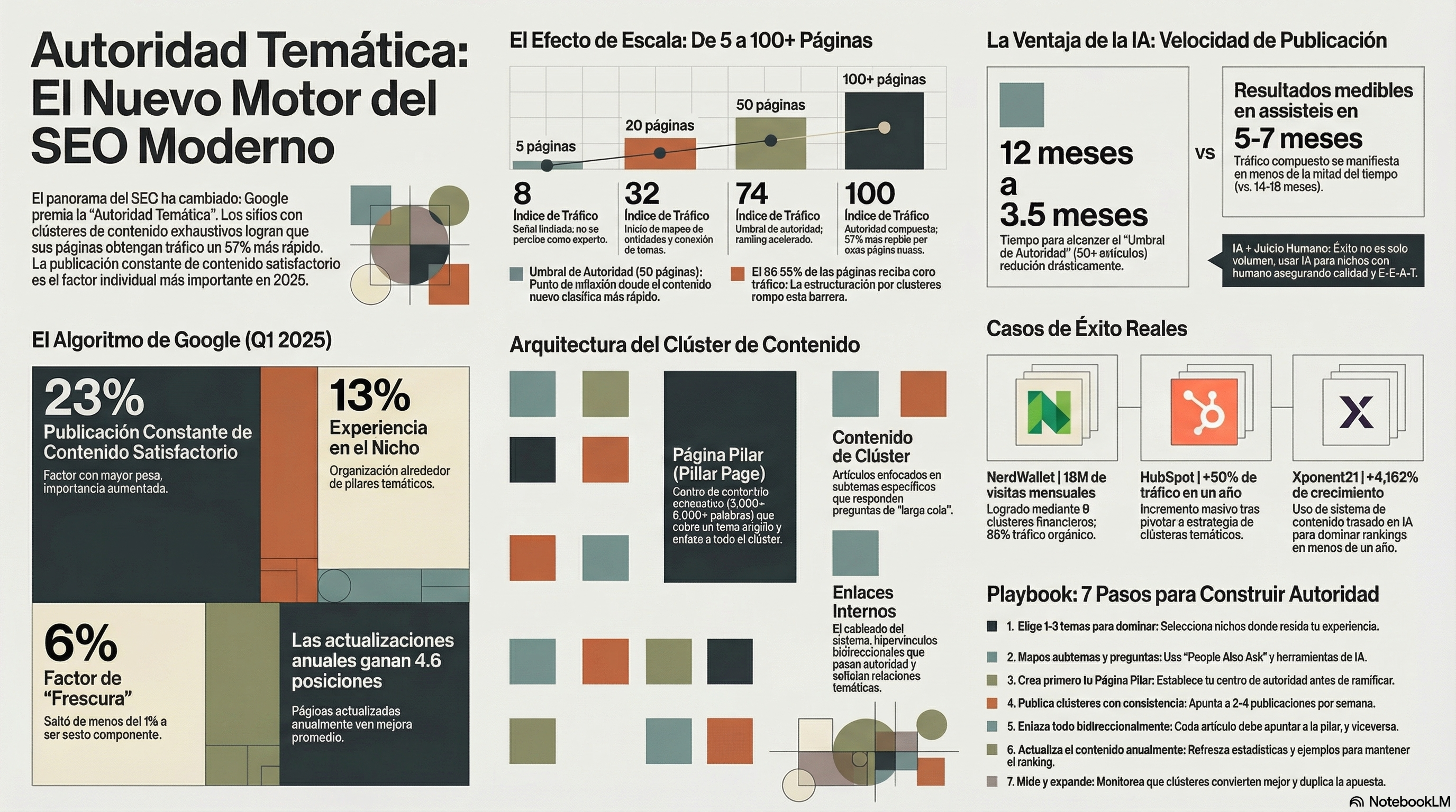 Estrategia SEO de Autoridad Temática — Cómo los Clústeres de Contenido Impulsan los Rankings