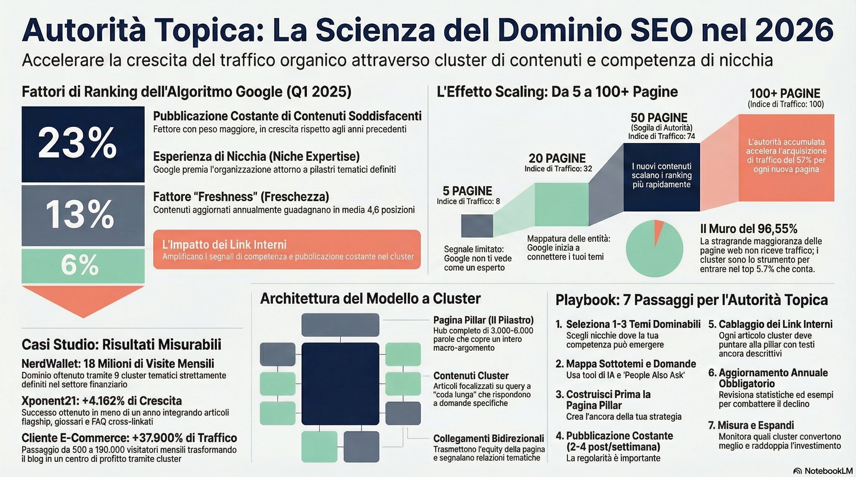 Strategia SEO di Autorità Tematica — Come i Cluster di Contenuti Migliorano i Rankings