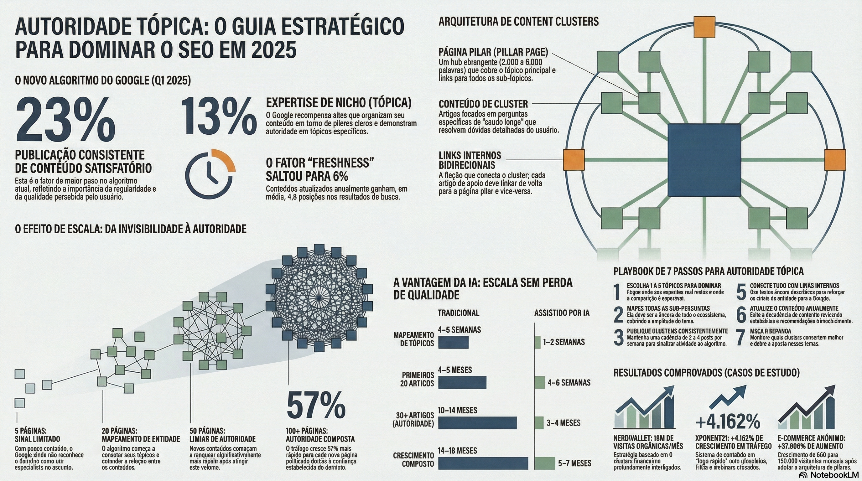 Estratégia SEO de Autoridade Temática — Como os Clusters de Conteúdo Impulsionam os Rankings